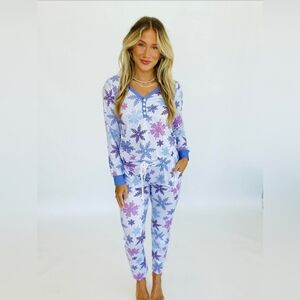 Shirley and Stone Winter Snowflake Pajama Set